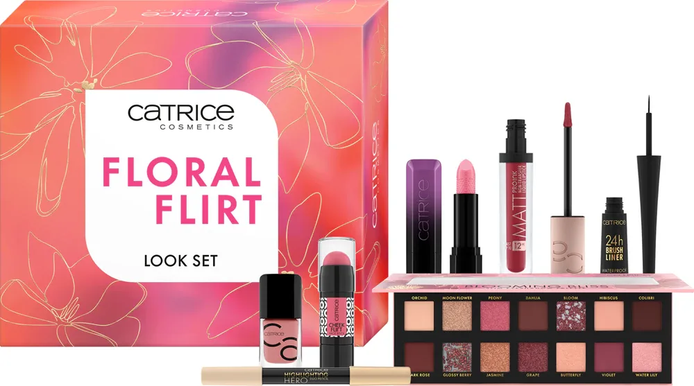 Catrice Floral Flirt Look Set - Подарочный набор для женщин, 1 szt.