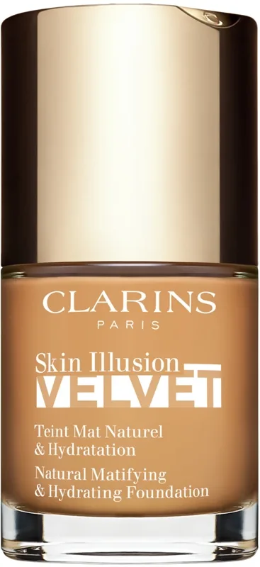 Clarins Skin Illusion Velvet - Тональная основа с матовым финишем и питательным действием оттенок 114N, 30 ml