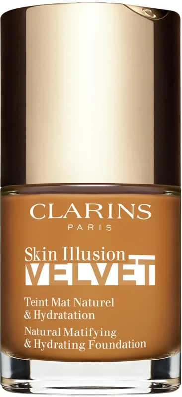 Clarins Skin Illusion Velvet - Тональная основа с матовым финишем и питательным действием оттенок 117N, 30 ml