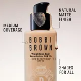 Bobbi Brown Weightless Skin Foundation SPF 15 - Тональная основа: травяной подклад с увлажняющим действием, 30 мл, оттенок Warm Sand — фото 7