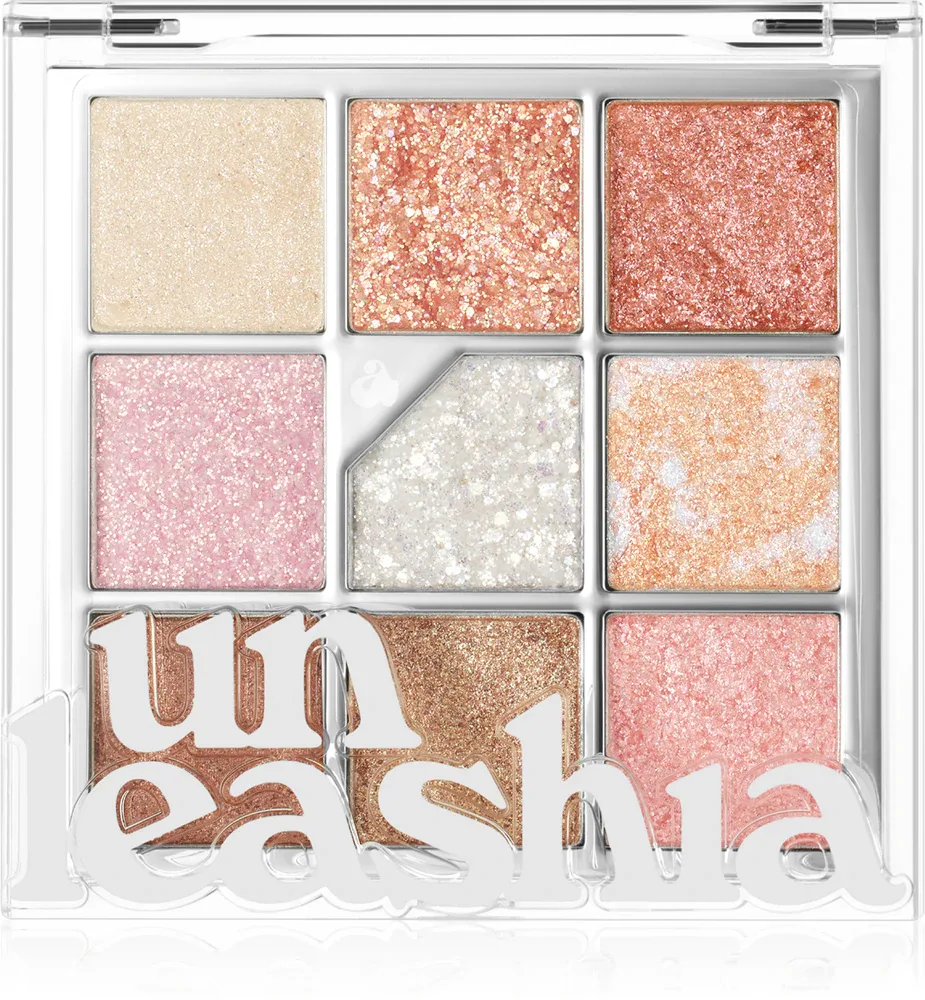 Unleashia Glitterpedia Eye Palette - Тени для век, 6 г, оттенок No.1 All Of Glitter