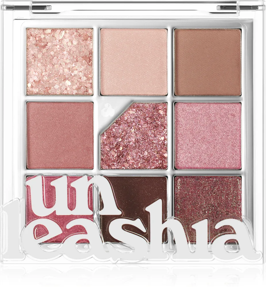Unleashia Glitterpedia Eye Palette - Тени для век, 6 г, оттенок No.5 All of Dusty Rose