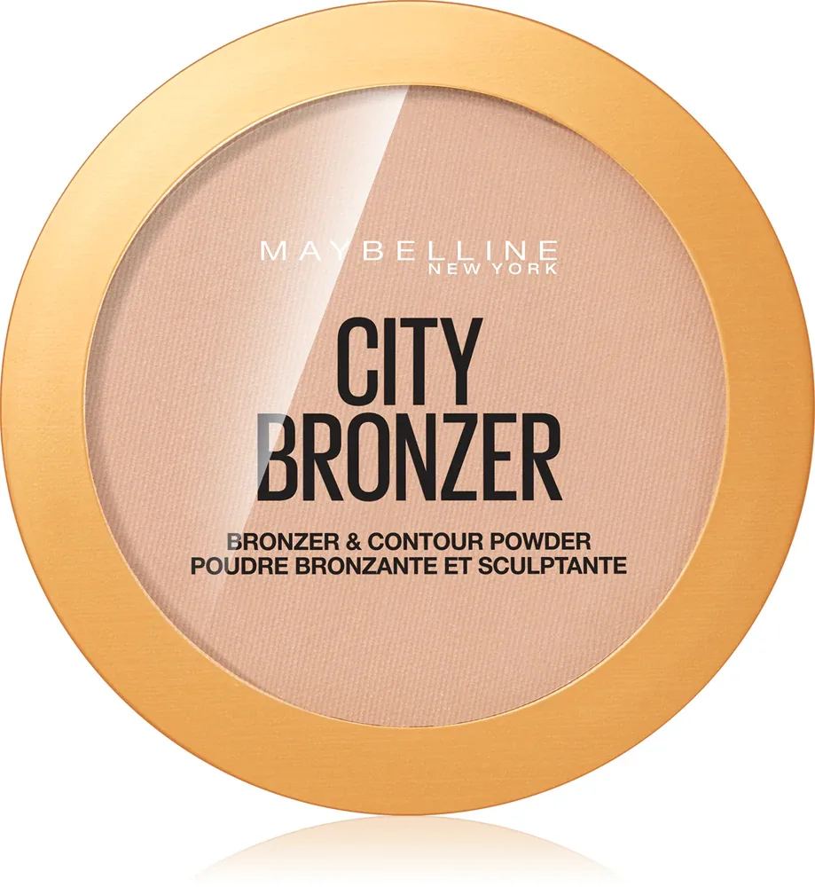 MAYBELLINE NEW YORK City Bronzer - Бронзирующая пудра для контурирования, 8 г, оттенок 250 Medium Warm