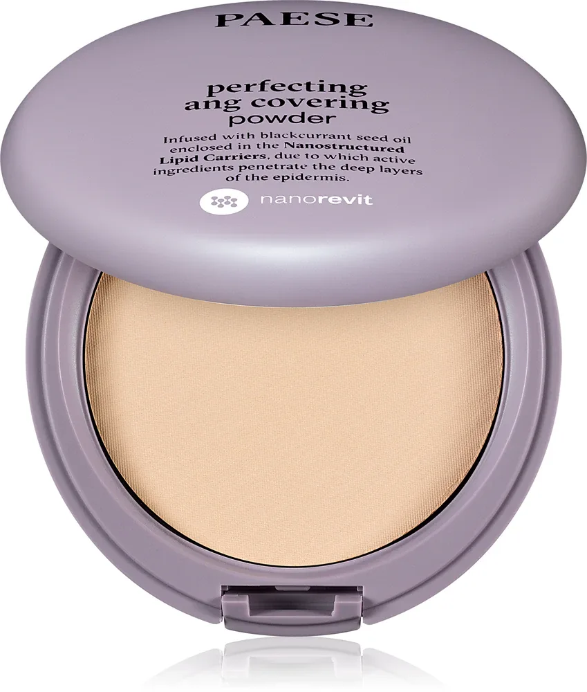 Paese Nanorevit - Матирующий пудр для чувствительной кожи, 9 г, оттенок 04 Warm Beige