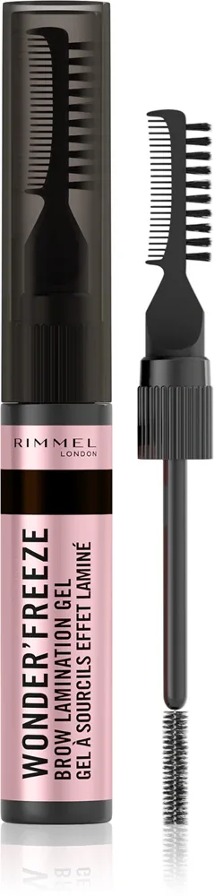 Rimmel Wonder'Freeze - Гелевая тушь для ресниц и бровей, 6 г, оттенок 004 Deep Brown