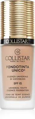 Collistar Unico Foundation - Тональный флюид с защитой SPF 15, омолаживающий, 30 мл