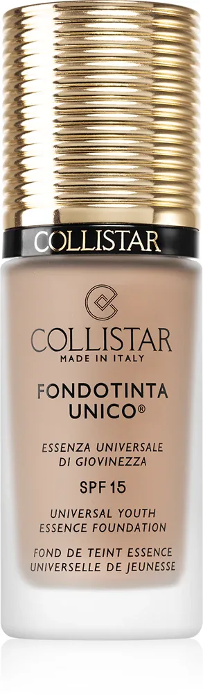 Collistar Unico Foundation - Тональный флюид с защитой SPF 15, омолаживающий, 30 мл, оттенок 4R Nude Rosé