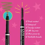 NYX Professional Makeup Micro Brow Pencil - Карандаши для бровей оттенок 01 Taupe, 0 g — фото 2