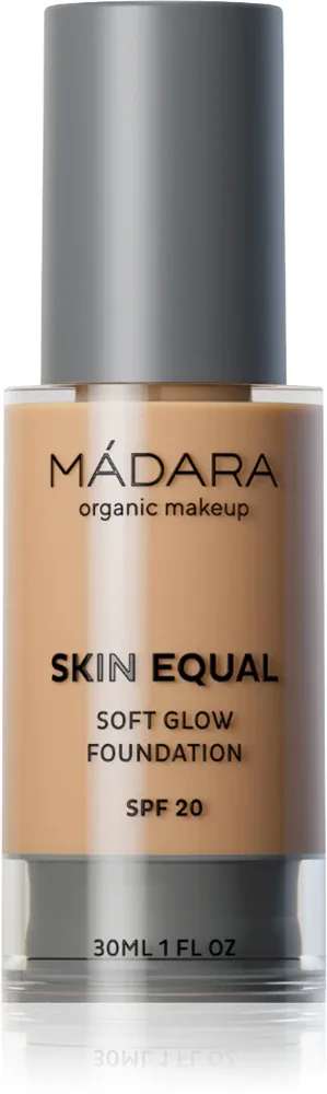 MÁDARA Skin Equal - Тональный крем, придающий сияние, придавая естественный вид SPF 15, 30 мл, оттенок #40 Sand