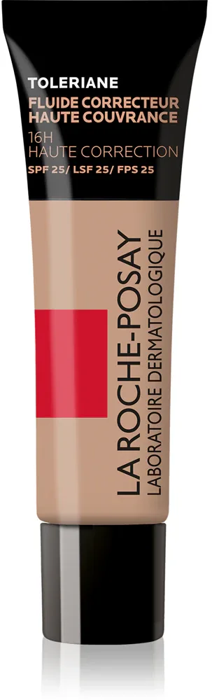 La Roche-Posay Toleriane - Тональный флюид с высокой степенью покрытия SPF 25, 30 мл, оттенок 13