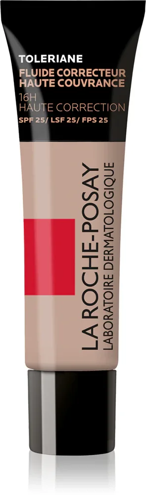 La Roche-Posay Toleriane - Тональный флюид с высокой степенью покрытия SPF 25 оттенок 12, 30 ml