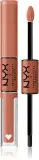NYX Professional Makeup Shine Loud High Shine Lip Color - Помада для губ с высоким блеском, 6 мл, оттенок 02 - Goal Crusher — фото 1