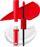 NYX Professional Makeup Shine Loud High Shine Lip Color - Помада для губ с высоким блеском, 6 мл, оттенок 17 - Rebel In Red — фото 2
