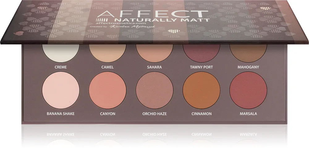 Affect Naturally Matt - Палетка теней для век: палетка теней для век, 10 g