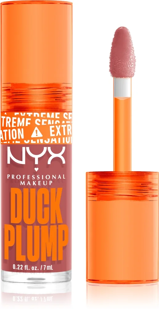 NYX Professional Makeup Duck Plump - Блеск для губ с эффектом увеличения оттенок 03 Nude Swings, 7 ml