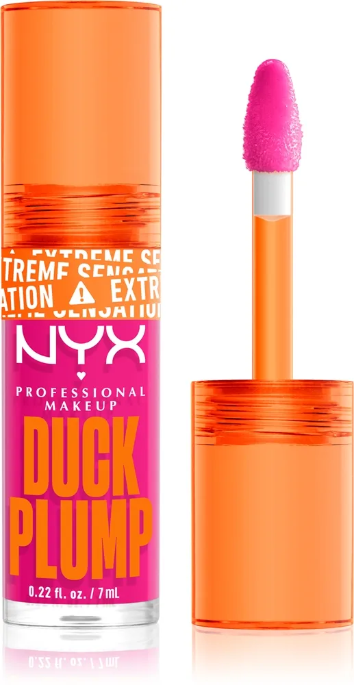 NYX Professional Makeup Duck Plump - Блеск для губ с эффектом увеличения оттенок 12 Bubblegum Bae, 7 ml