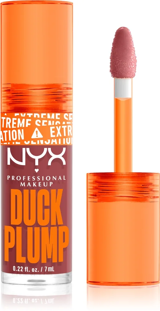 NYX Professional Makeup Duck Plump - Блеск для губ с эффектом увеличения оттенок 08 Mauve Out Of My Way, 7 ml