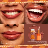 NYX Professional Makeup Duck Plump - Блеск для губ с эффектом увеличения оттенок 05 Brown Applause, 7 ml — фото 4