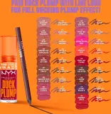 NYX Professional Makeup Duck Plump - Блеск для губ с эффектом увеличения оттенок 16 Wine Not, 7 ml — фото 8