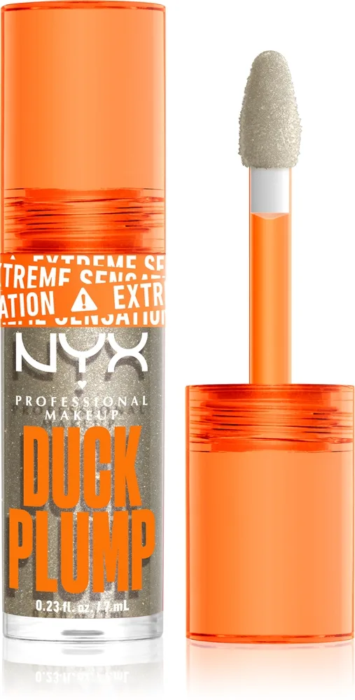 NYX Professional Makeup Duck Plump - Блеск для губ с эффектом увеличения оттенок Quazy Silver, 7 ml