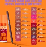 NYX Professional Makeup Duck Plump - Блеск для губ с эффектом увеличения оттенок 14 Hall Of Flame, 7 ml — фото 8