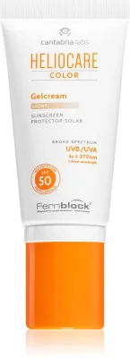 Heliocare Color Gelcream - Тонирующий крем-гель SPF 50 оттенок Light, 50 мл
