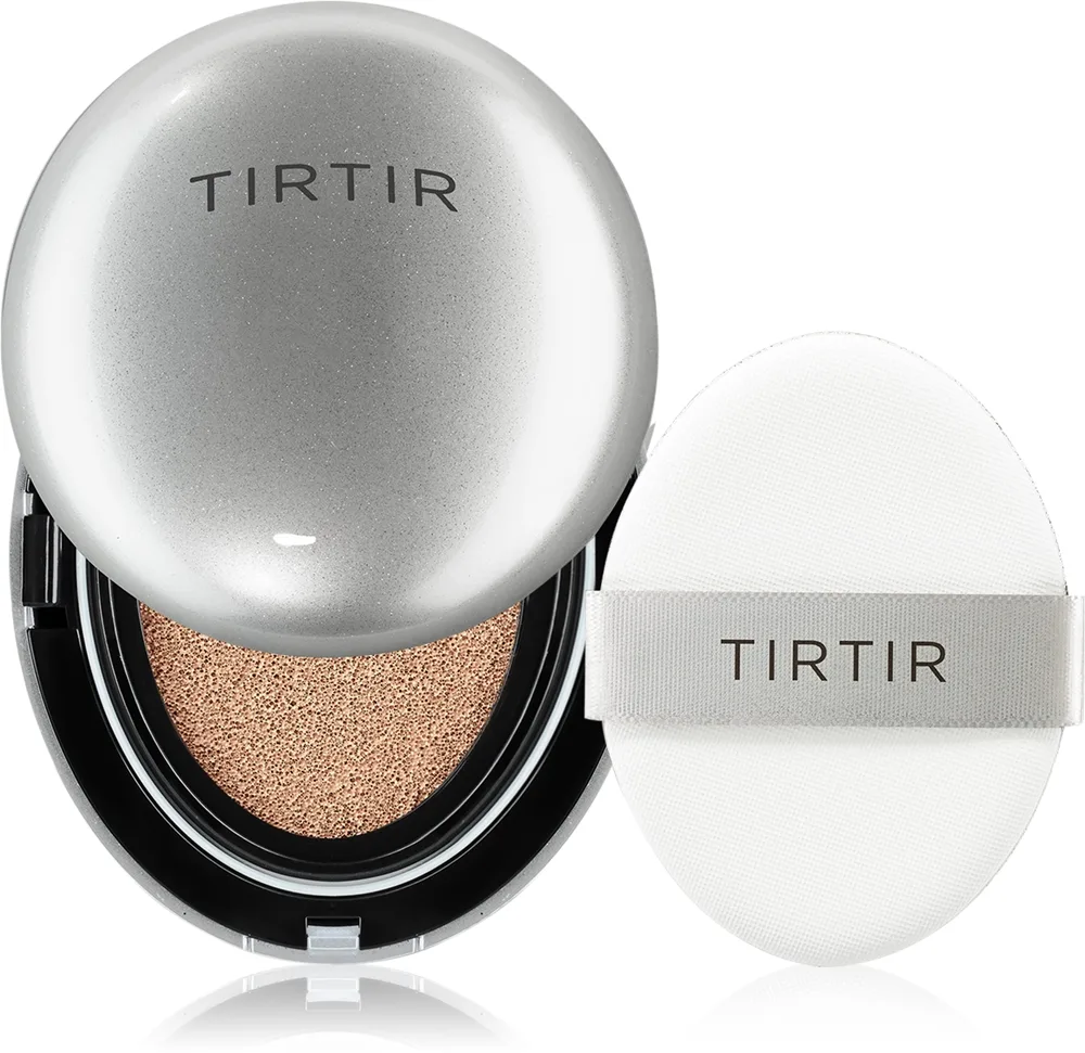 TIRTIR Mask Fit Aura Cushion - Увлажняющая основа в губке с осветляющим эффектом. оттенок 33C Hazel, 18 g