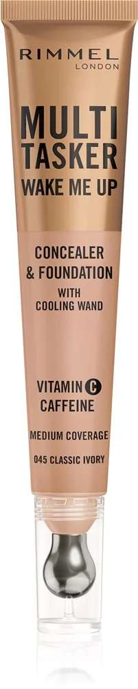 Rimmel Multi-Tasker Wake Me Up - Подклад и корректор с эффектом осветления оттенок 45 Classic Ivory, 20 ml