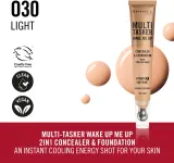 Rimmel Multi-Tasker Wake Me Up - Подклад и корректор с эффектом осветления оттенок 30 Light, 20 ml — фото 3