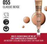 Rimmel Multi-Tasker Wake Me Up - Подклад и корректор с эффектом осветления оттенок 55 Classic Beige, 20 ml — фото 3