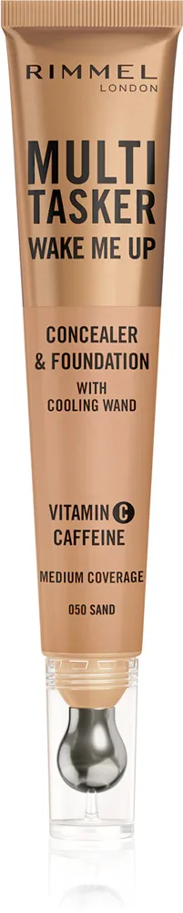 Rimmel Multi-Tasker Wake Me Up - Подклад и корректор с эффектом осветления оттенок 50 Sand, 20 ml