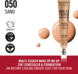 Rimmel Multi-Tasker Wake Me Up - Подклад и корректор с эффектом осветления оттенок 50 Sand, 20 ml — фото 3