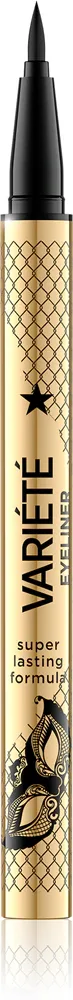 Eveline Cosmetics Variete - Подводка для глаз в перьях оттенок Black, 7 ml