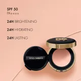 Dolce&Gabbana Fresh Rose Glow Cushion - Роскошный увлажняющий тональный крем с SPF 50+ оттенок 4N, 15 g — фото 2