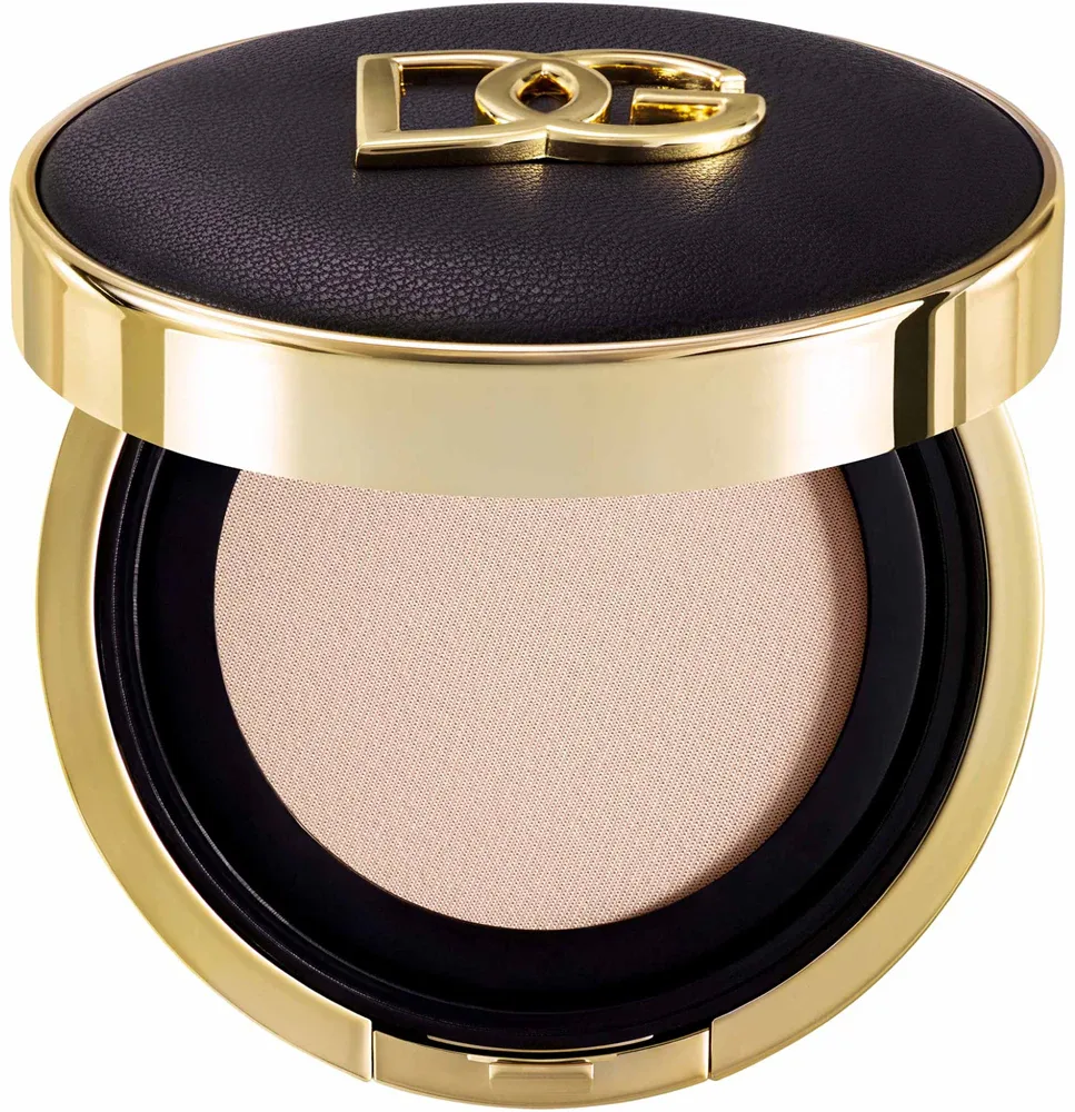 Dolce&Gabbana Fresh Rose Glow Cushion - Роскошный увлажняющий тональный крем с SPF 50+, 15 г, оттенок 1C