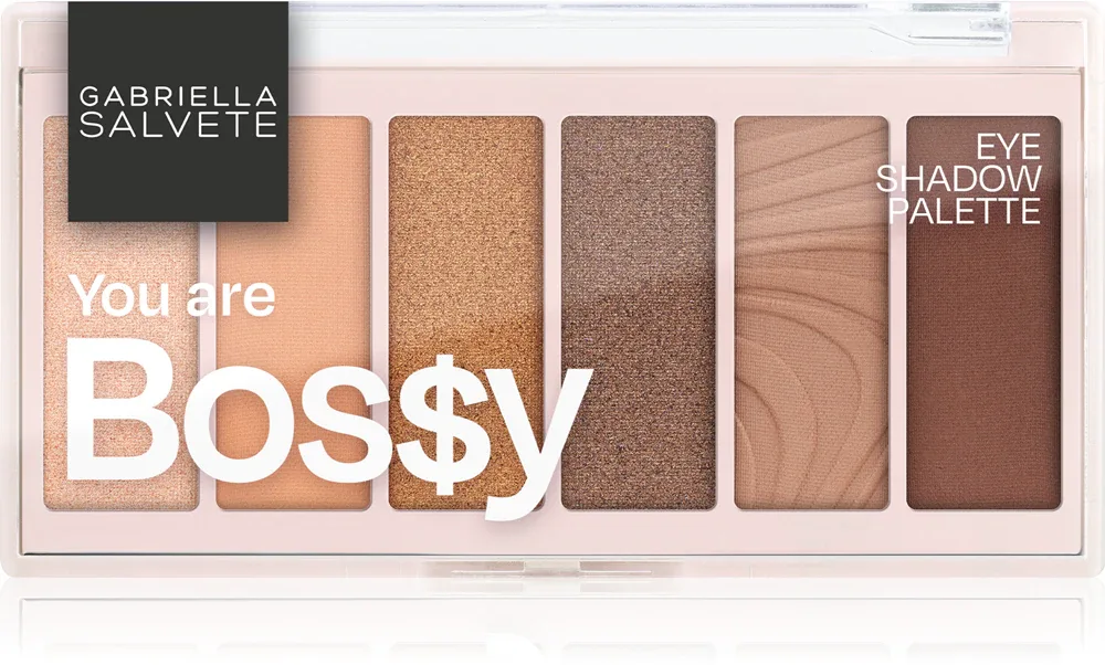 Gabriella Salvete Eyeshadow 6 Shades Palette - Палетка теней для век: палетка теней для век, 12 г, оттенок You are Bos$y