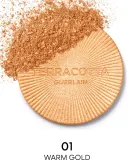 GUERLAIN Terracotta Luminizer - Светящаяся бронзирующая пудра оттенок 01 Warm Gold, 7 g — фото 2