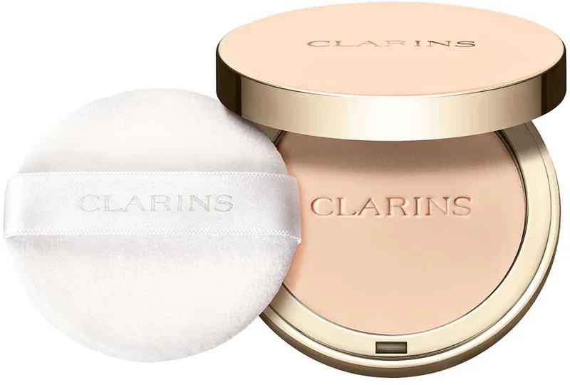 Clarins Ever Matte Compact Powder - Пудра в компакте с матовым покрытием, 10 г, оттенок 01