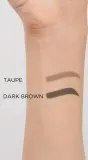 Eveline Cosmetics Brow & Go! - Водостойкий карандаш для бровей с щеточкой 2 в 1 оттенок Dark Brown, 4 g — фото 2