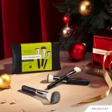 BrushArt Professional Full Face brush set with makeup pouch - Набор кистей для макияжа Black Black, 1 szt. — фото 2