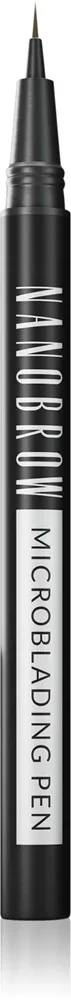 Nanobrow Microblading Pen - Точный водостойкий карандаш для бровей оттенок Dark Brown, 1 ml