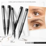 Nanobrow Microblading Pen - Точный водостойкий карандаш для бровей оттенок Dark Brown, 1 ml — фото 7