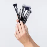 Notino Makeup Brushes Advanced Professional Make-Up Brush Set - Набор кистей с чехлом, 10 szt. — фото 3