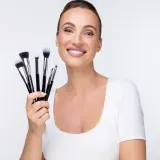 Notino Makeup Brushes Advanced Professional Make-Up Brush Set - Набор кистей с чехлом, 10 szt. — фото 4