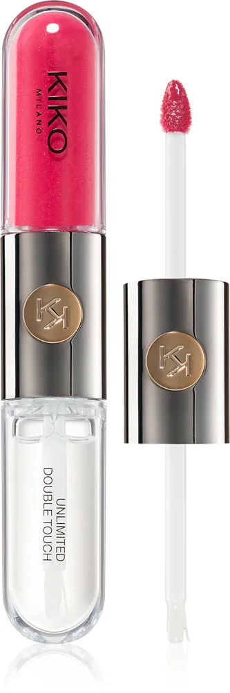KIKO Milano Unlimited Double Touch - стойкая жидкая помада оттенок 110 Spicy Rose, 6 ml