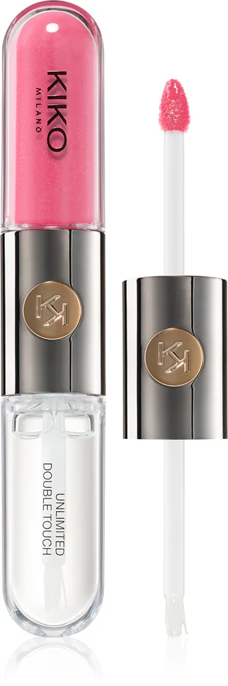 KIKO Milano Unlimited Double Touch - стойкая жидкая помада, 6 мл, оттенок 111 Satin Pink Camellia 6 мл (KKM02276)
