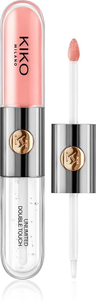 KIKO Milano Unlimited Double Touch - стойкая жидкая помада, 6 мл, оттенок 101 Soft Rose