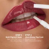 KIKO Milano Unlimited Double Touch - стойкая жидкая помада, 6 мл, оттенок 101 Soft Rose — фото 8