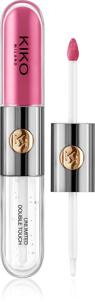 KIKO Milano Unlimited Double Touch - стойкая жидкая помада, 6 мл, оттенок 118 Orchid
