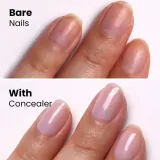 LONDONTOWN Kur Illuminating Nail Concealer - Светящийся лак для ногтей, 12 мл, оттенок Original — фото 3